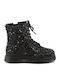 Kids Boots with Zipper Black