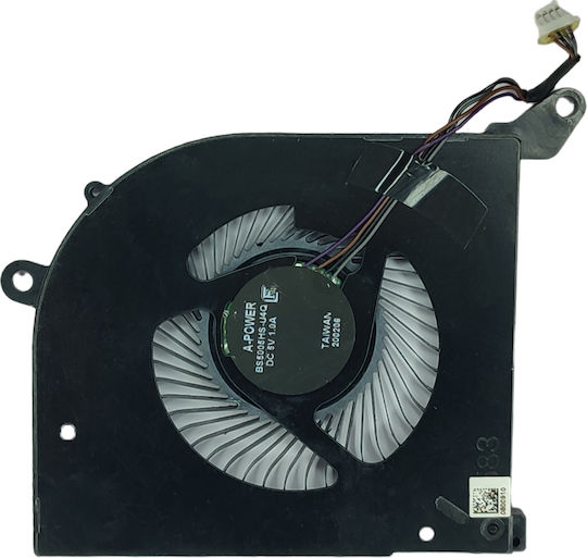 Ventilator de răcire CPU pentru laptop MSI 16v1 16v2 GS66 WS66 P66 GS76 Stealth 11UG 0800910 BS5005HS-U4Q Cod OEM 80935