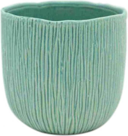 Atmosphera Ghiveci Ceramică Verde 14x14x14εκ.