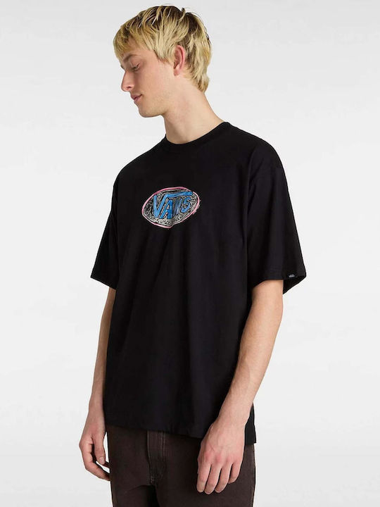 Vans T-shirt Μαύρο