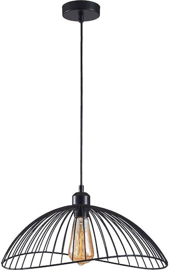 Vivalux Pendant Light Black with Socket E27 42cm
