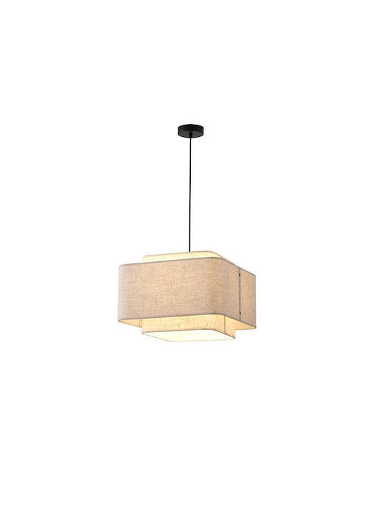 Eurolamp Pendant Light Beige 40x40x109cm