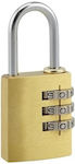 Padlock Brass Combination 30mm 1pcs