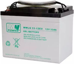 Mwlg 33-12ev Nan Vrla Mwlg Gel-Batterien 12-15 Jahre Mwlg Batterie