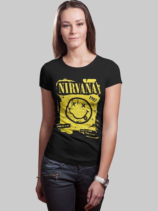 Offer Nirvana W T-shirt Black