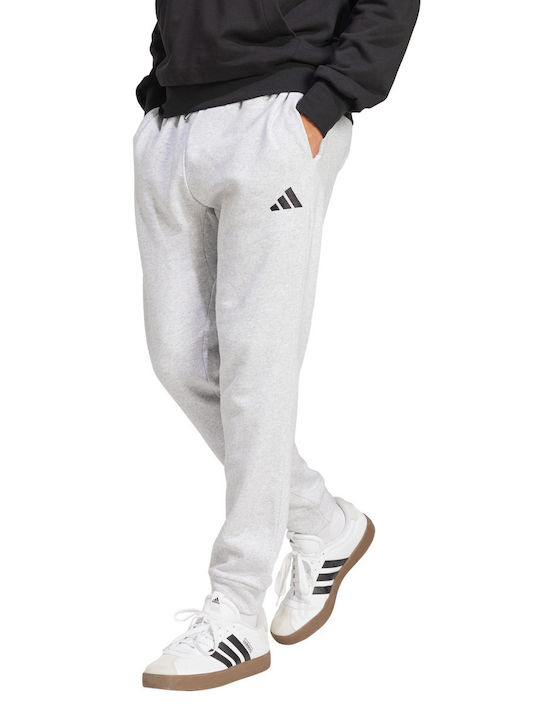 adidas Feelcozy Παντελόνι Φόρμας με Λάστιχο Γκρι