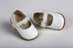 Ever Kid Soft Sole White Pumps