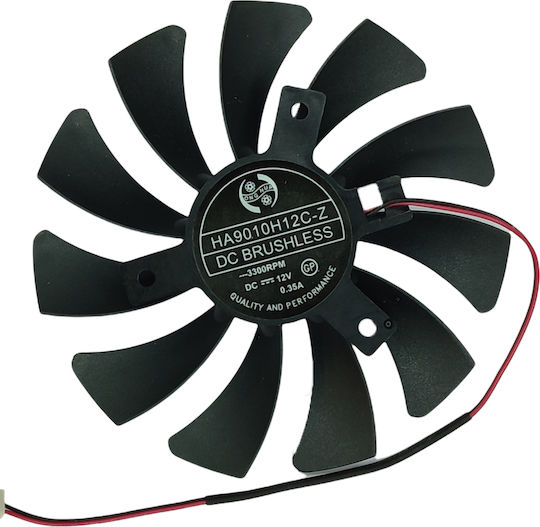 Ανεμιστηράκι Gpu Cooling Fan Zotac Geforce Gtx 1050 Ti Mini Ha9010h12f-z 85mm 40mm Oem Κωδ 80846