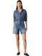 Women's Jean High-waisted Shorts Blue