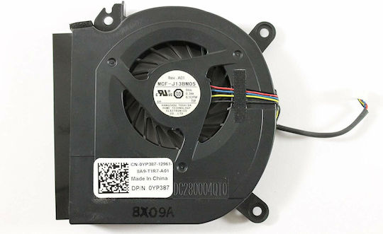 Laptop CPU Cooling Fan Dell Precision M4400 OYP387 4-wires Code 80532