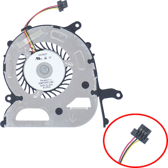 Laptop CPU Cooling Fan Sony Vaio SVF13N13CXS SVF13N17PXB SVF13N17PXS SVF13N18SC SVF13N2L2ES 3pin Panasonic Code 80529