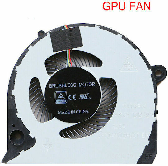 Laptop GPU Cooling Fan Dell Inspiron G7 15-7000 7577 7588 G5-5587 P72f Laptop Fjqt Dfs541105fc0t Fjqt Code 80633