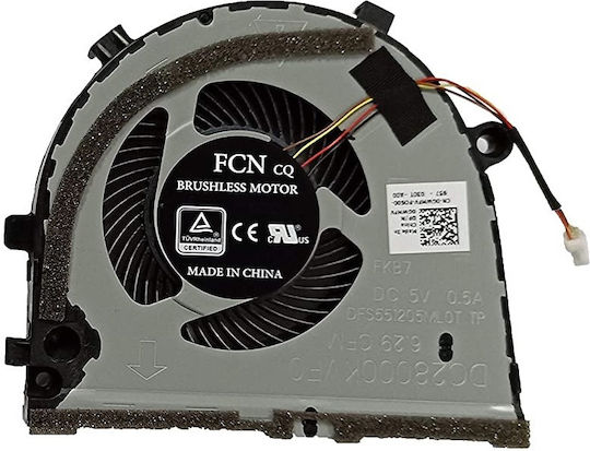 Laptop GPU Cooling Fan Dell Inspiron G5 15 5587 G3 G3 3771 3579 3779 Series P/N CN-0GWMFV FCN DFS481105F20T FKB6 FKB7 DC28000KVF0 DFS551205ML0T 4 Pin Code 80625