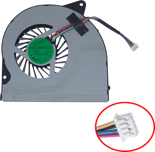 Laptop CPU Cooling Fan Lenovo Ideapad Z710 Z710at Ab08505hx120b00 0z710 Dfs531005pl0t 1323-00jb000 4pin Code 80535