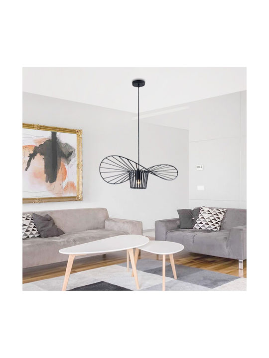 Vivalux Pendant Light Black with Socket E27 60cm