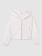 Kinder-Sweatshirt Strickjacke Ecru
