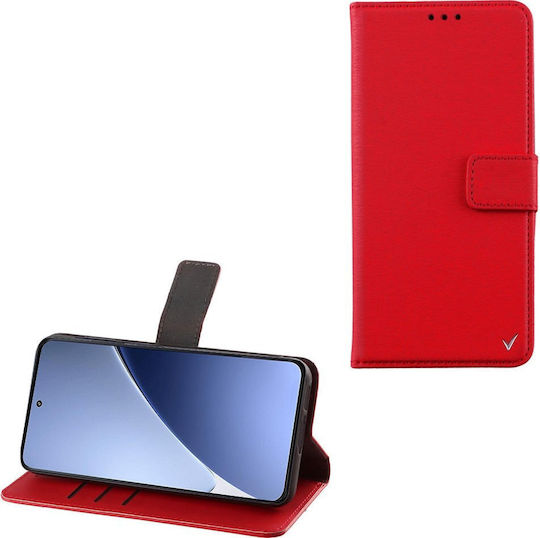 Volte-Tel Book Δερματίνης / Σιλικόνης Κόκκινο (Xiaomi 15 Pro)