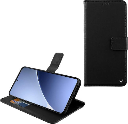 Volte-Tel Book Synthetic Leather / Silicone Black (Xiaomi 15 Pro)