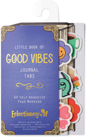 Semne de carte adezive din plastic If Little Book Good Vibes