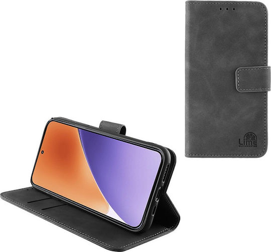 Lime Book Δερματίνης / Σιλικόνης Γκρι (Xiaomi 15)