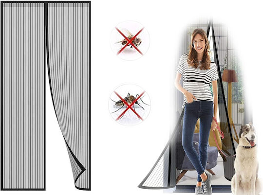 Insectprotect Plasă Ușa Magnetic din Poliester 210x100cm