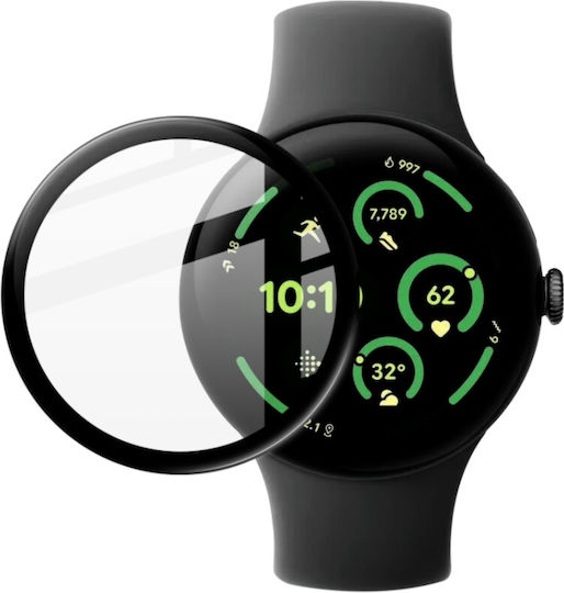 Imak Full Flexi Glas Google Pixel Watch 3 41mm Schwarz 6957476886048