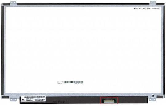 Екран за лаптоп LED монитор HP Notebook 15-db1005nv 15-da1034nv 6hu38ea 15.6'' 1920x1080 WUXGA FHD LED 30pin EDP Slim Код 2657