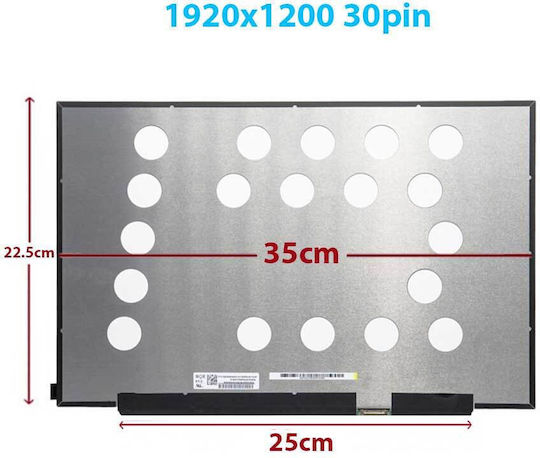 Laptop Screen 16.0" Nv160wum-nh0 1920x1200 30 Pin LED IPS
