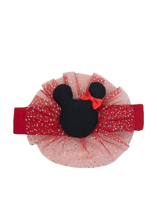 Haarband 6102-2 Minnie Rot