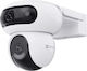 Ezviz H90 Dual 2K⁺ IP Cameră de Supraveghere Wi-Fi Full HD+ 4MP Rezistentă la apă cu Comunicare Bidirecțională și Lentilă 2.8mm