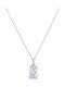 Xryseio from White gold 9 K with Zircon
