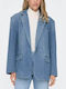 Only Damen Blazer Light Blue