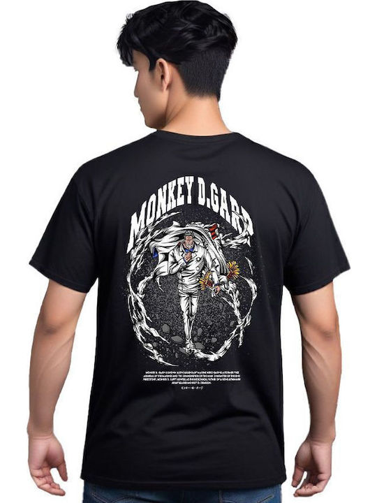 Pop Culture T-shirt One Piece Black 64000p Garp