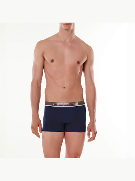 Apple Boxer Herren Boxershorts Blue, Grey, Red,...
