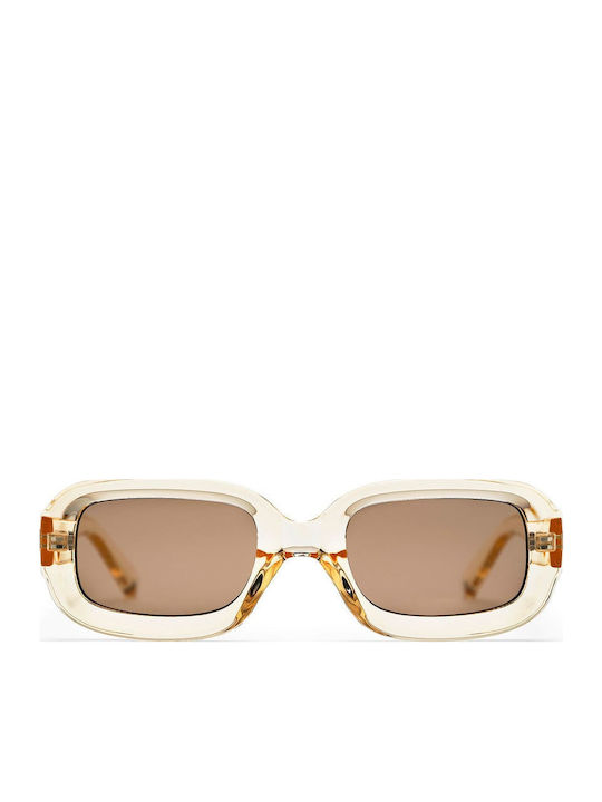 Chpo Women's Sunglasses with Brown Tartaruga Pl...