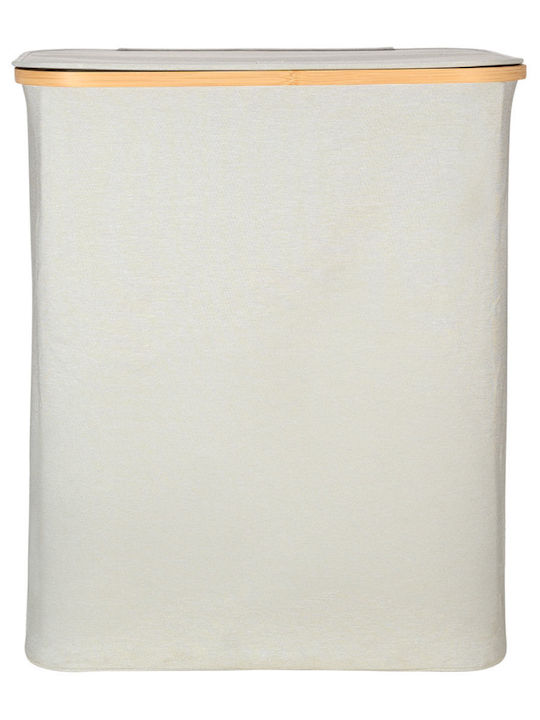 Estia Essentials Coș De Rufe Bambus 144lt Cu Capac 56x37x68cm Gri