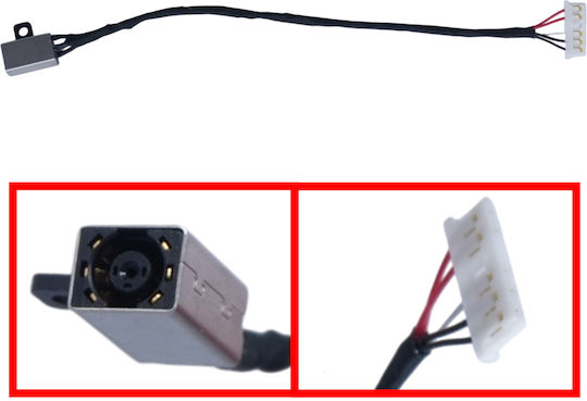 Захранващ Конектор с Кабел за Dell Inspiron 15-5000, Vostro 3458, 3558, 3559
