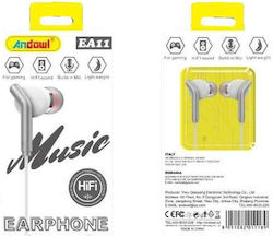 Andowl Ea11 In-ear Handsfree Ακουστικά με Βύσμα 3.5mm Andowl Ea11 In-ear Handsfree Ακουστικά με Βύσμα 3.5mm