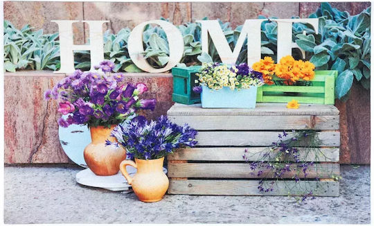 Sdim Αντιολισθητικό Πατάκι Εισόδου Gallery 001 Home Flower 45x75εκ Πάχους 6mm