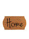 Sdim Oval Entrance Mat Coir Non-Slip Backing Trend Curve 469 Home Dots 40x70cm