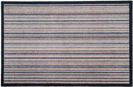 Sdim Eingangsmatte Teppich Rutschfeste Unterseite Impression 867 Linien Cappuccino 40x60cm Dicke 5mm