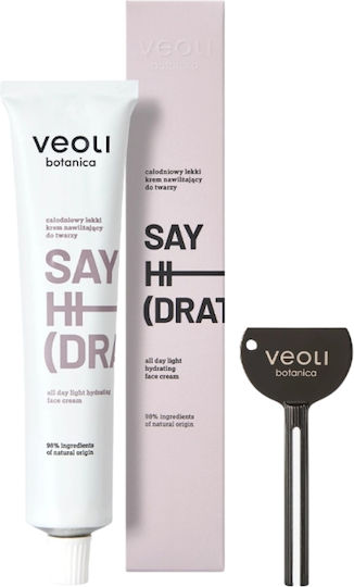 Veoli Botanica Hi(dration) Light Crema de Față Hidratanță împotriva Roșeții cu Acid Hialuronic & Pantenol 75ml