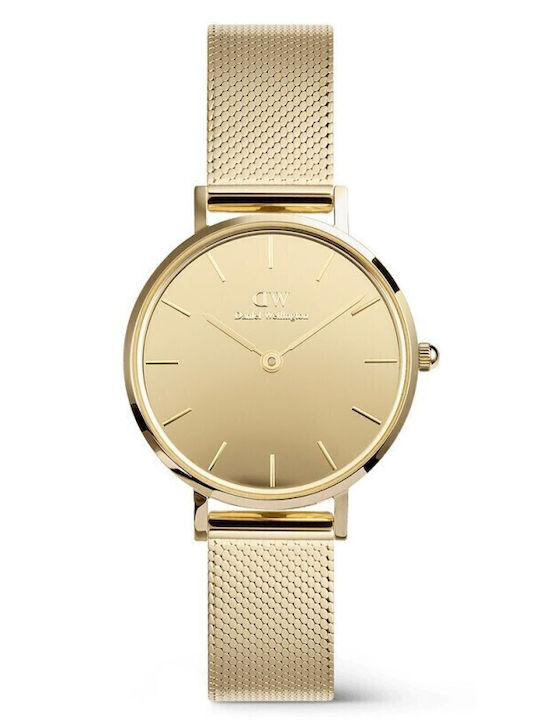 Daniel Wellington Petite Women's Watch with Gol...