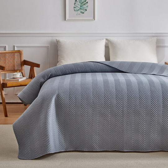 Liolios Home Tessuto Cuvertură Extra-dublu Denim 220x240cm