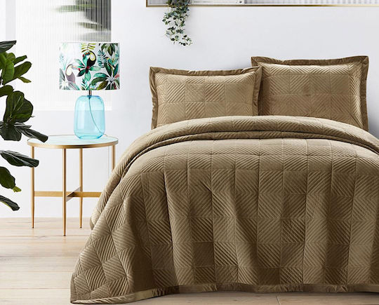 Liolios Home Pillowcase Set Coffee 50x70cm.