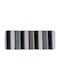 Sdim Kitchen Mat Non-Slip Underlay Samba 504 Gray Black 54x140cm