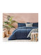 Primavera Navy Double Duvet 220gsm Dutch Velvet Inner:350gsm Pol. Back:70gsm Micro 220×240 Liolios Home