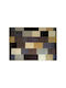 Sdim Rutschfest Teppich Rechteckig Synthetisch,Polyester/Cotton/Leather Grey-brown 002