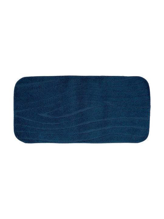 Sdim Αντιολισθητικό Πατάκι Μπάνιου Microfiber 801-50100-BL Tropic Blue 50x100εκ.