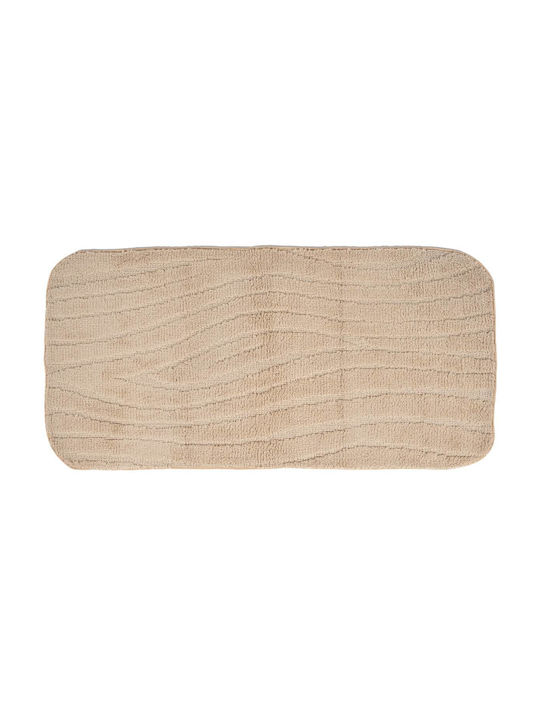 Sdim Non-Slip Bath Mat Microfiber 801-50100-BE Beige 50x100cm